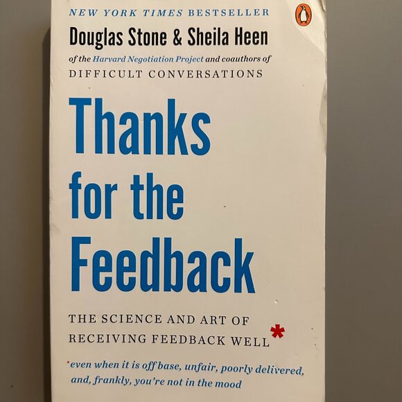 Book - Thanks for the Feedback by Douglas Stone and Sheila Heen - Picture 1 of 4